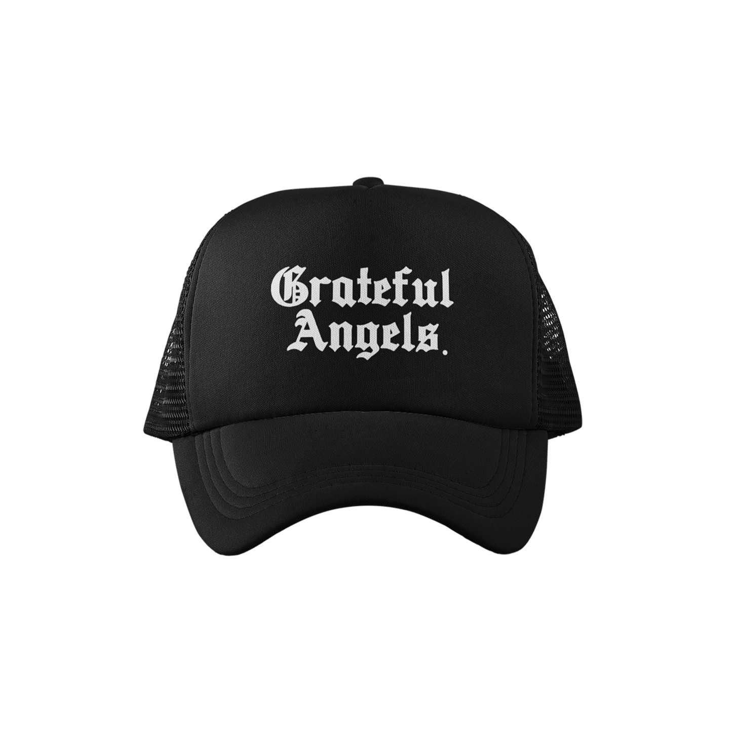 Grateful Angels Trucker Hat - Black