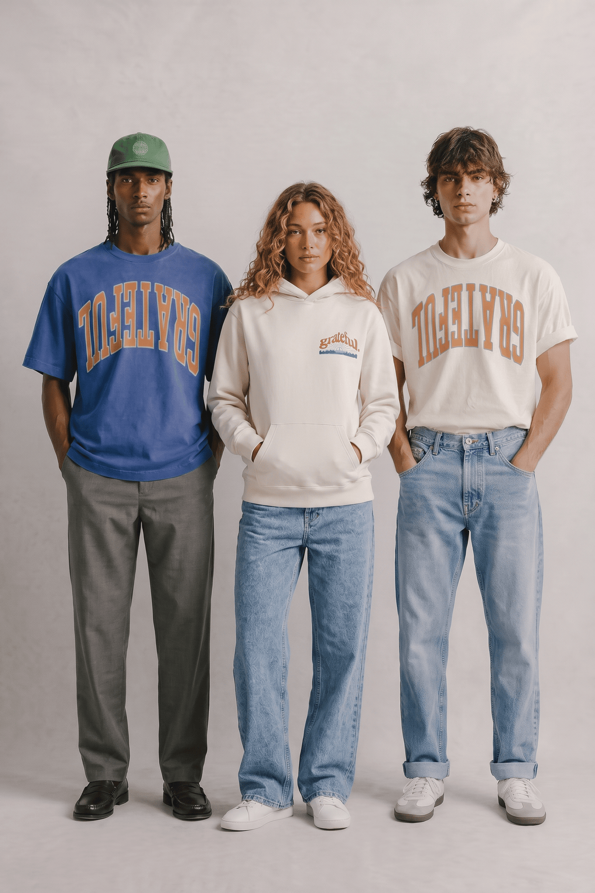 Move Mountains Hoodie - Bone