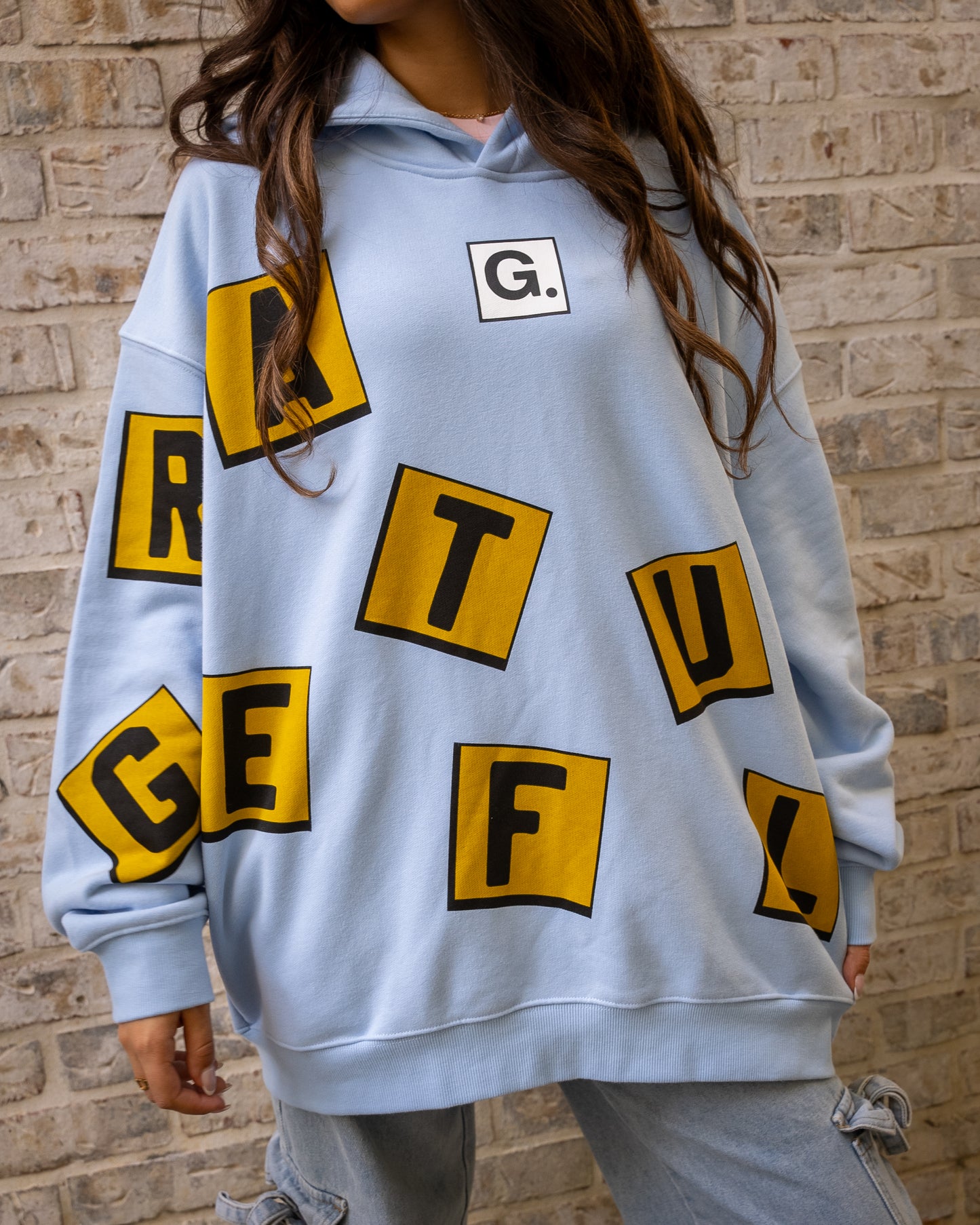 The Letter Box Hood- Slate Blue