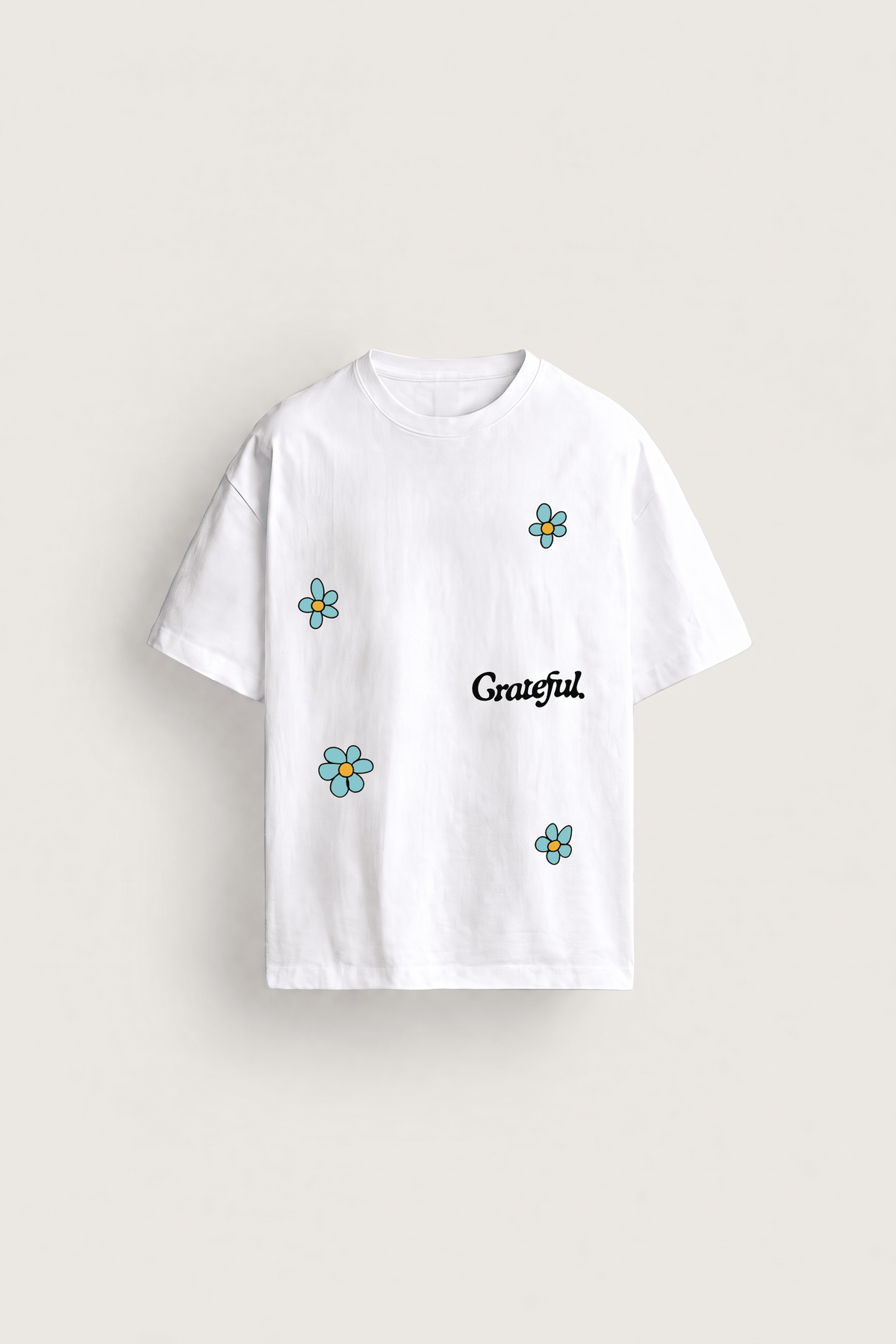 Flowers and Smiles Tee - White