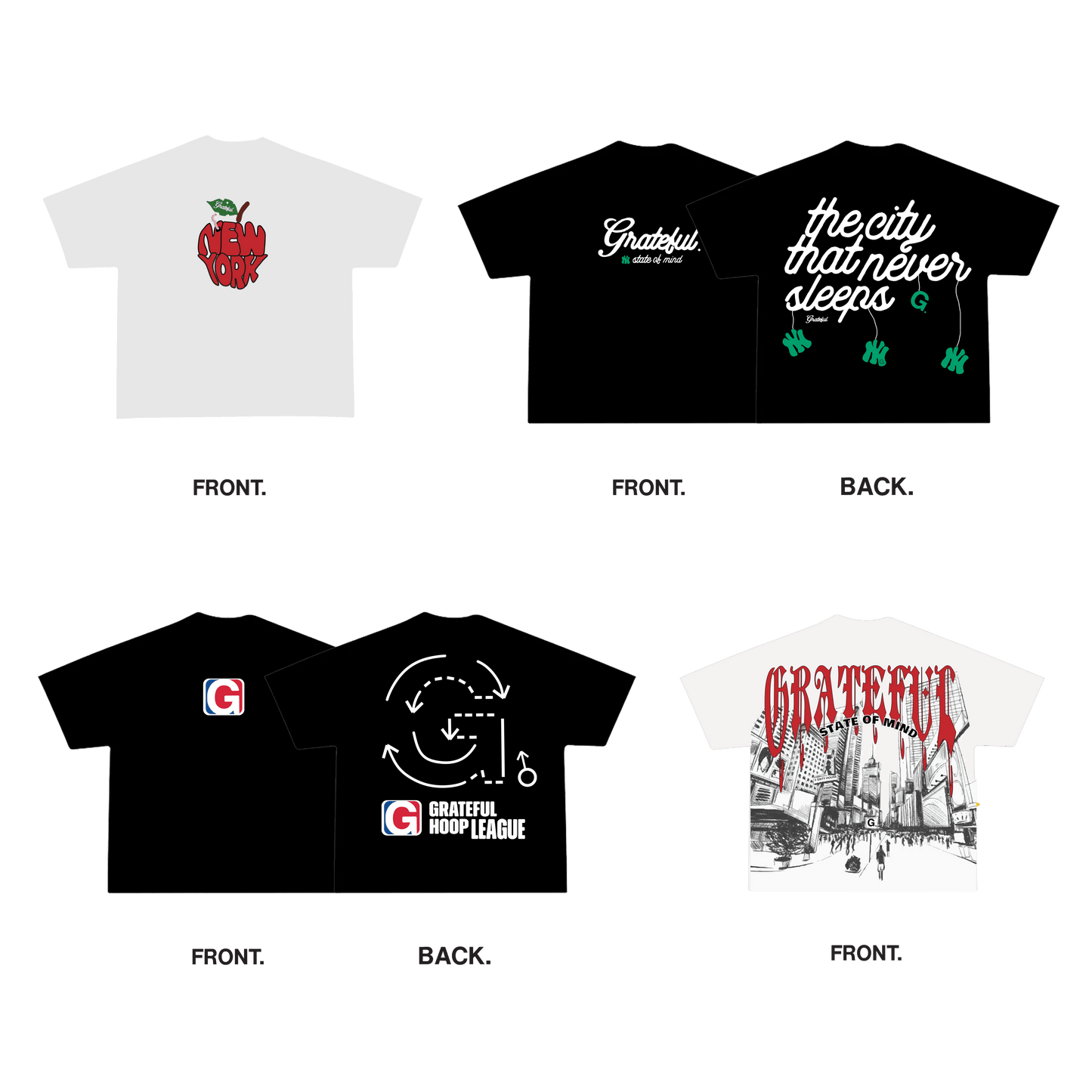New York Tees 4-Pack