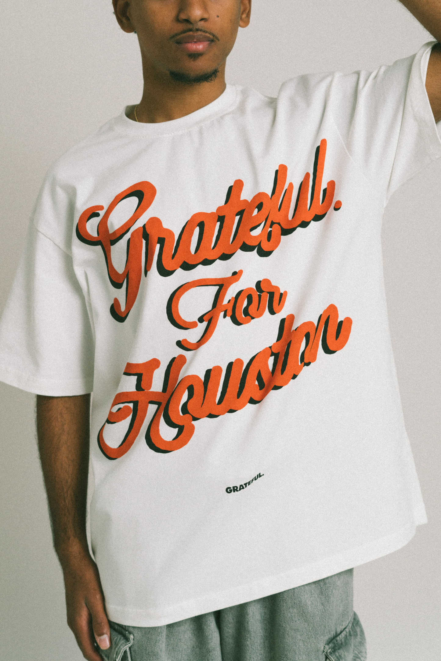 For Houston Tee- White