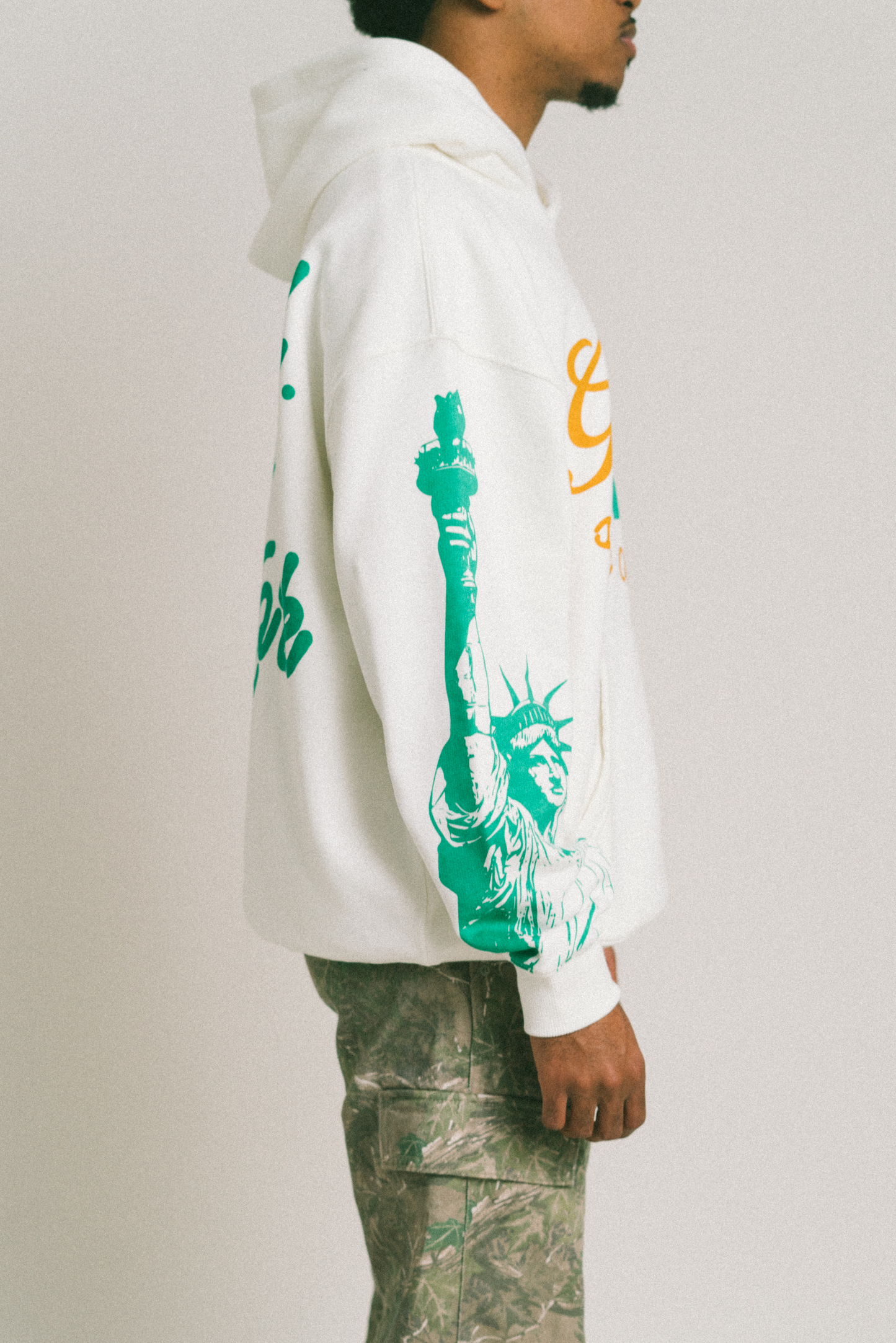 Liberty NY Hood- Off White