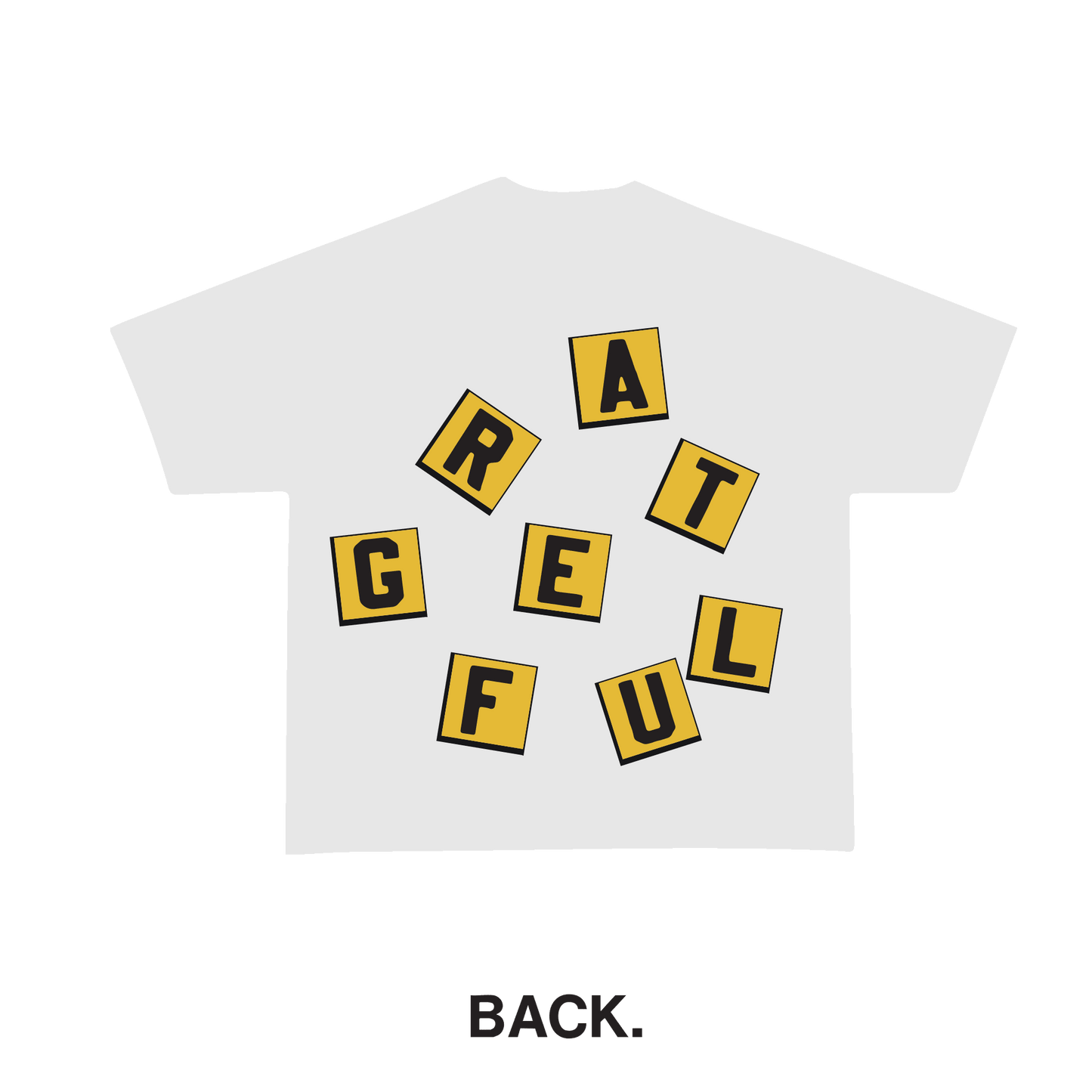 The Letter Box Tee- White