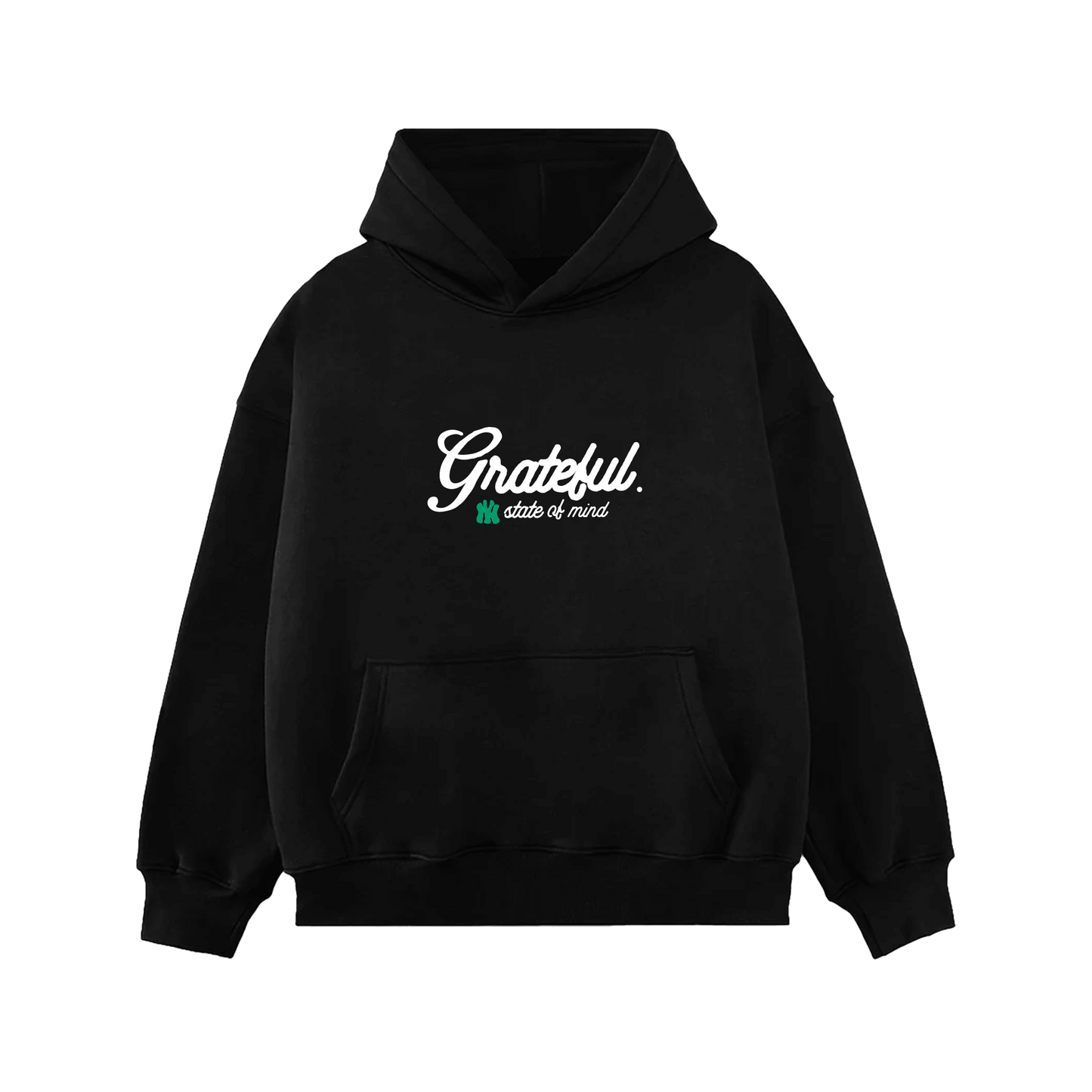 Never Sleeps Hood- Black