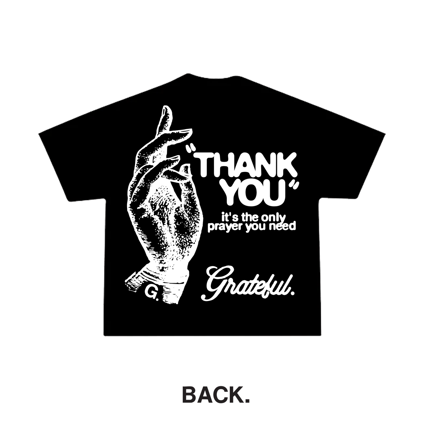 Only Prayer Tee- Black