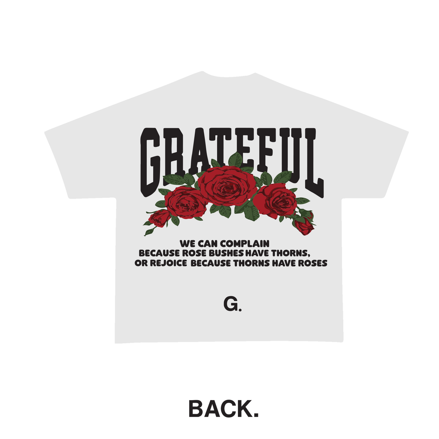Rejoice Tee- White
