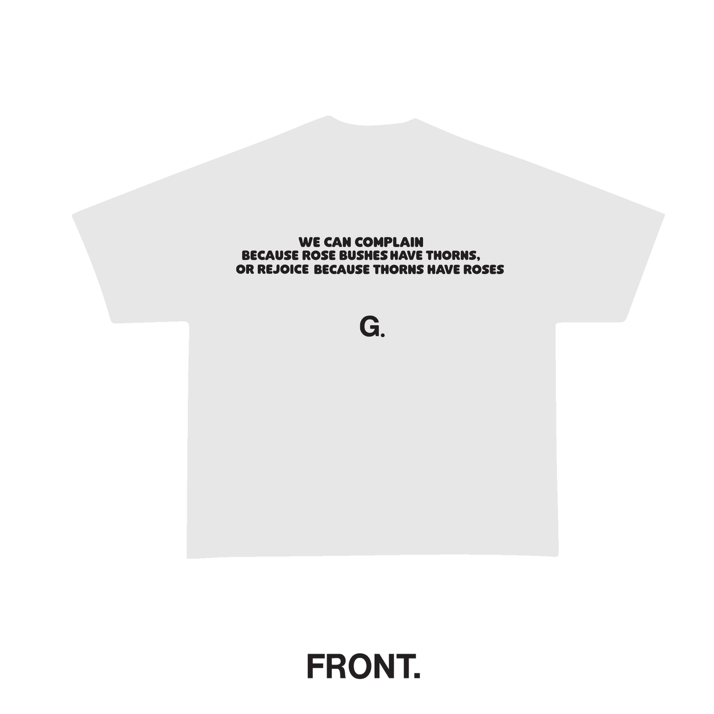 Rejoice Tee- White