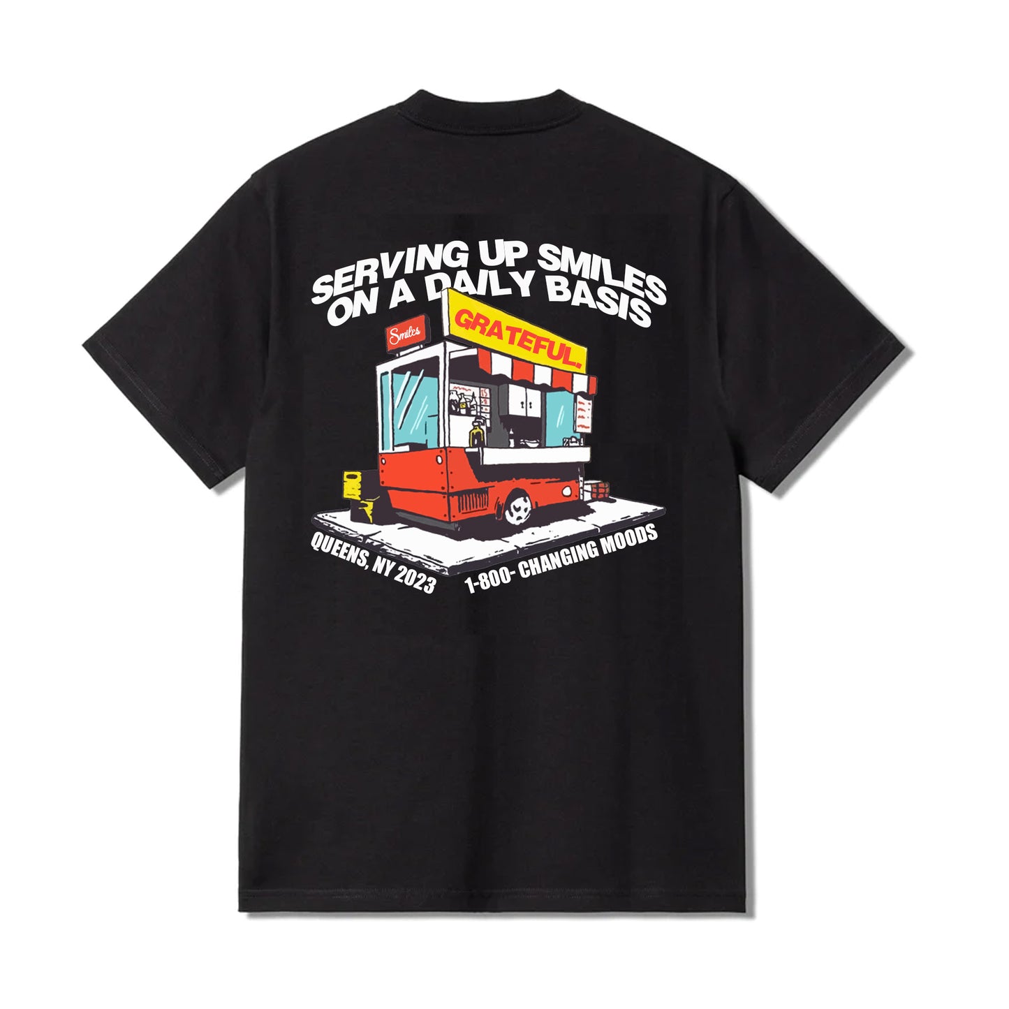 Serving Smiles Tee- Black