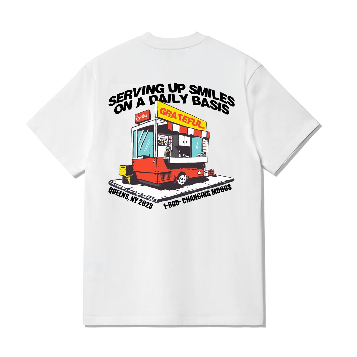 Serving Smiles Tee- White
