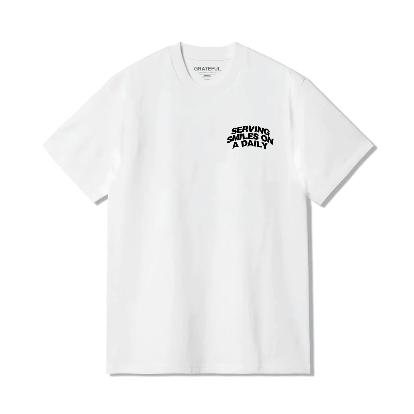 Serving Smiles Tee- White
