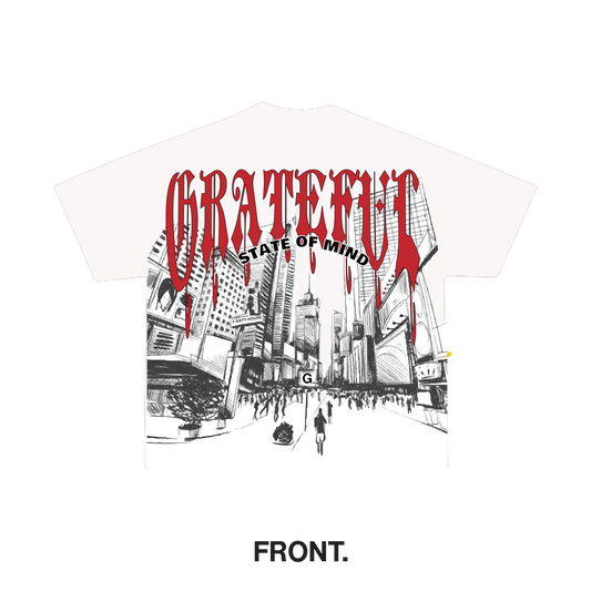 Times Square Tee- White