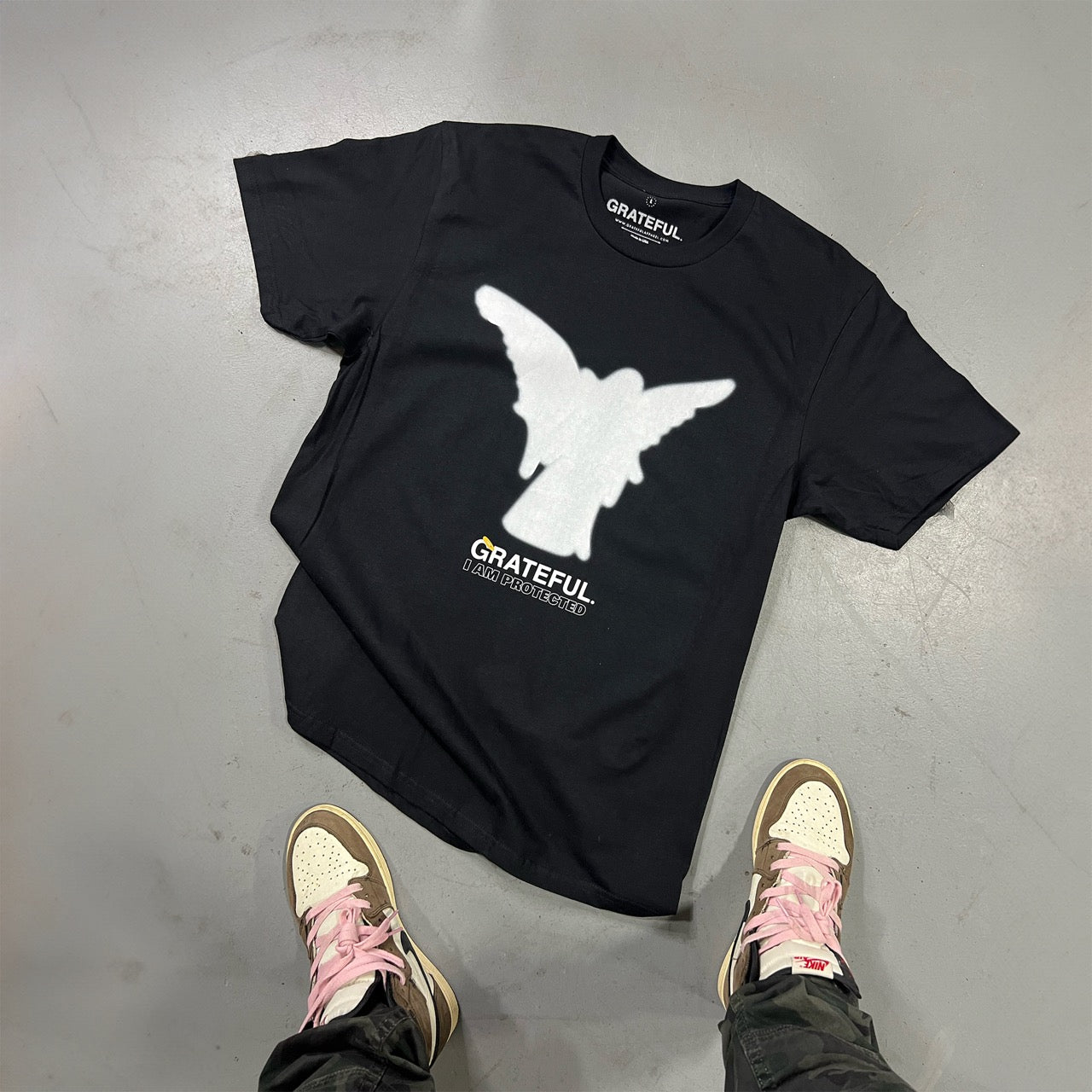 Guardian Angel Tee - Black
