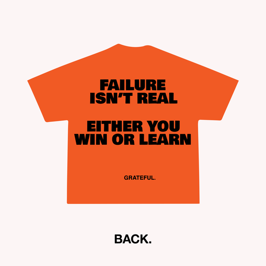 Failure Isn't Real Tee - Orange