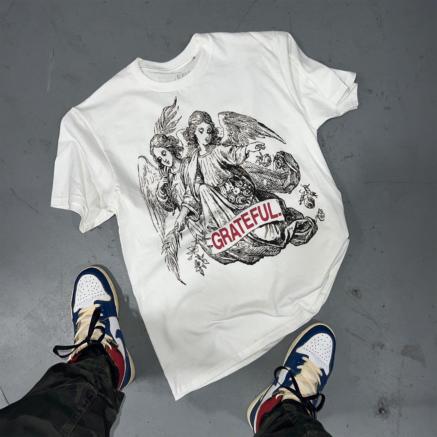 Grateful Twins Tee - White
