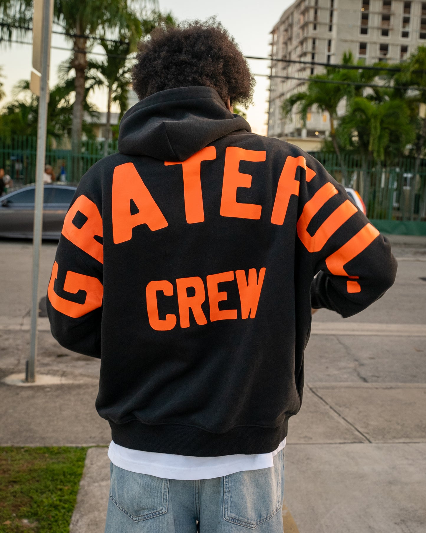 Grateful Crew Hood- Black