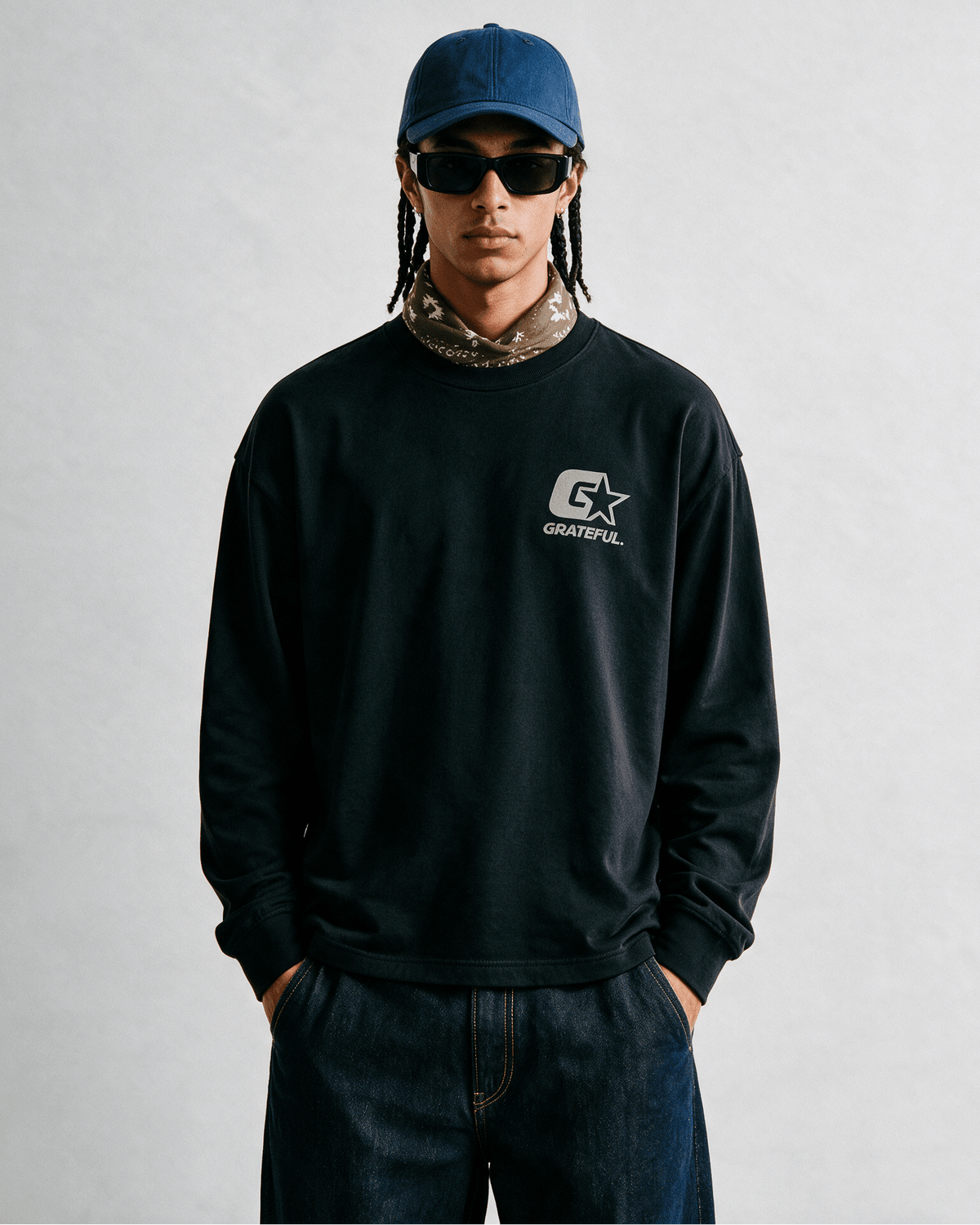Grateful Nova L/S Tee - Black