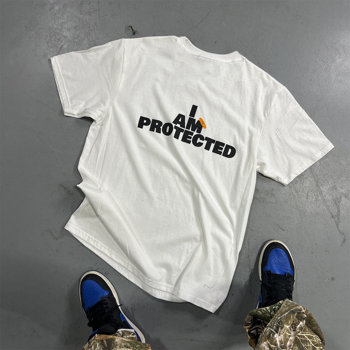 I Am Protected Tee - White