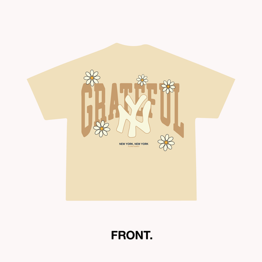 NY Flower Market Tee - Sand