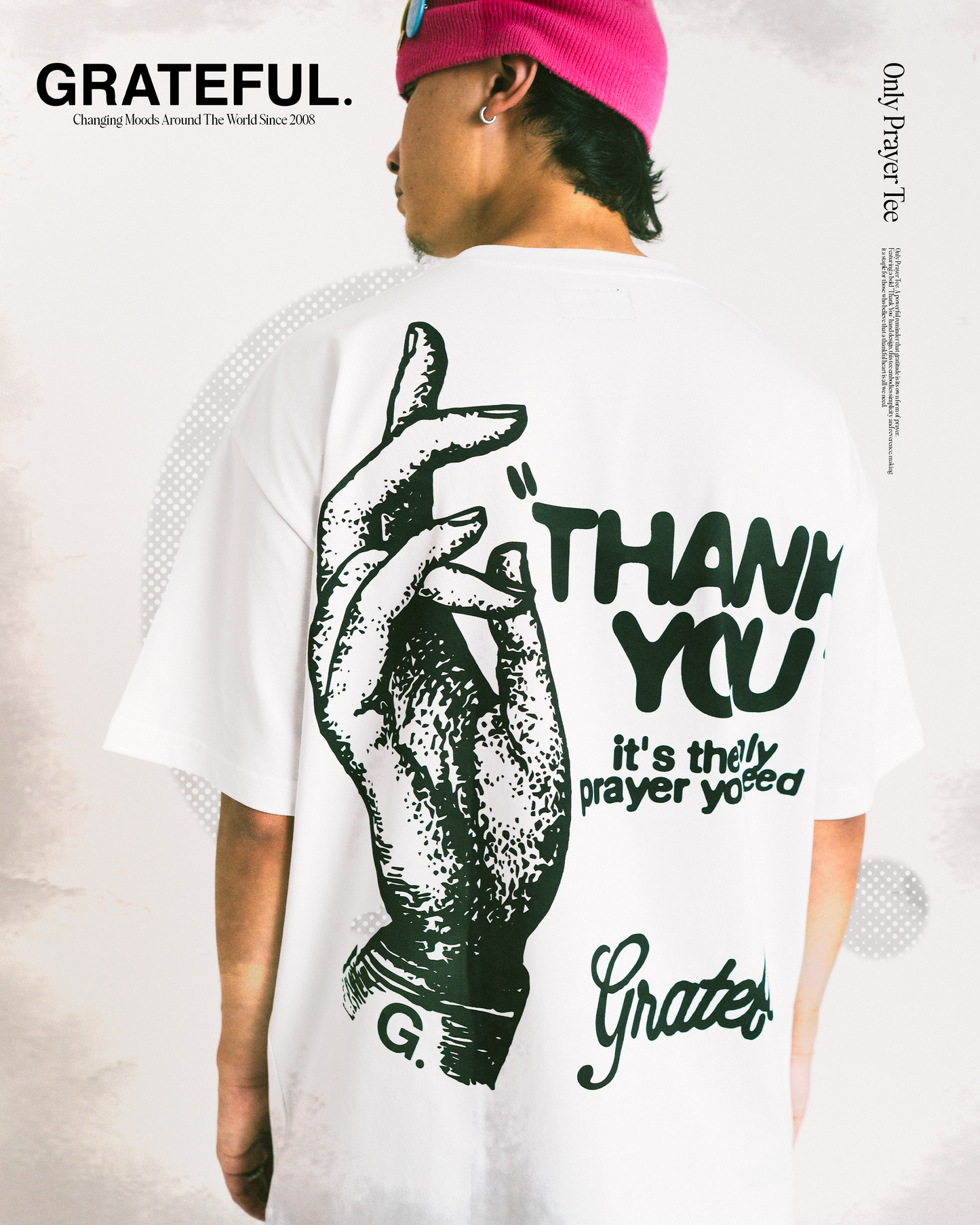 Only Prayer Tee- White
