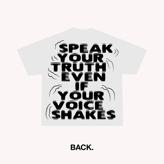Speak Your Truth Tee - White