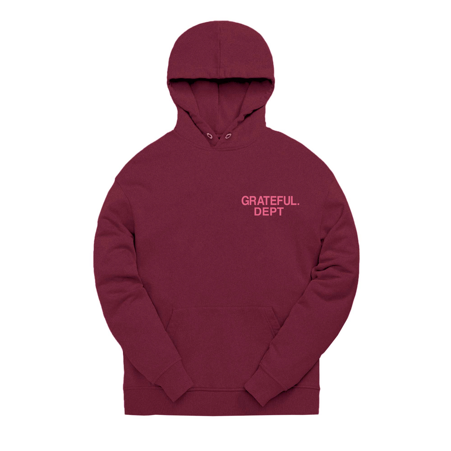 Grateful Dept. Hood- Burgundy