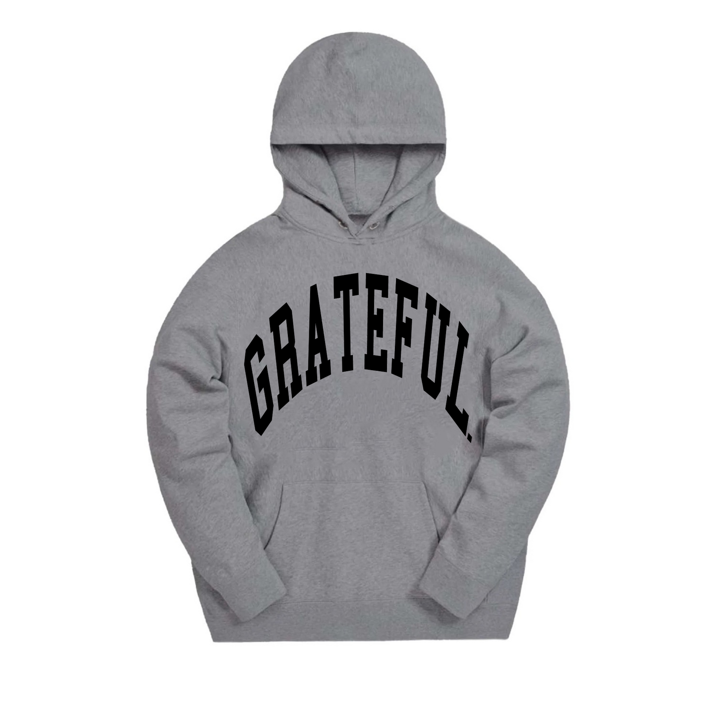 Grateful Oversized Arch Hood- Heather