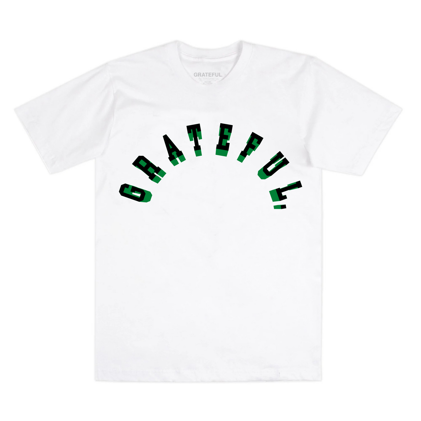 3D Arch Tee-White/Green