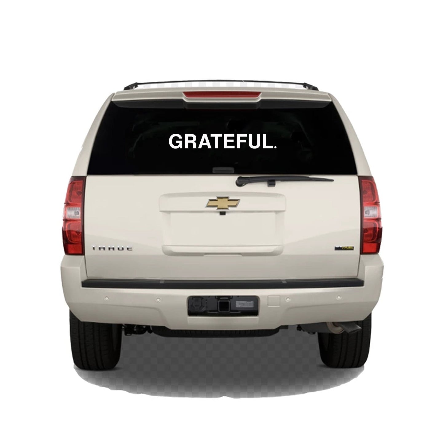 GRATEFUL Bar Logo Vinyl Sticker