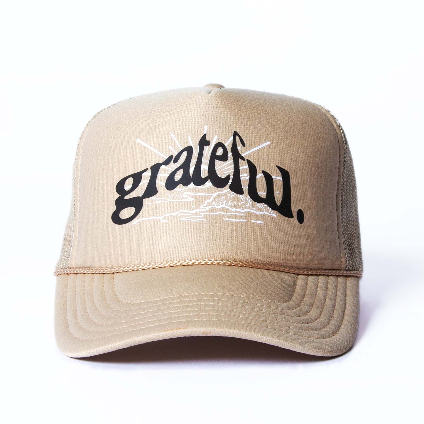 Mountain Trucker Hat- Sand