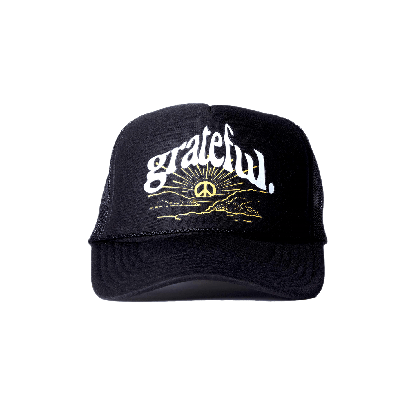Mountain Trucker Hat- Black