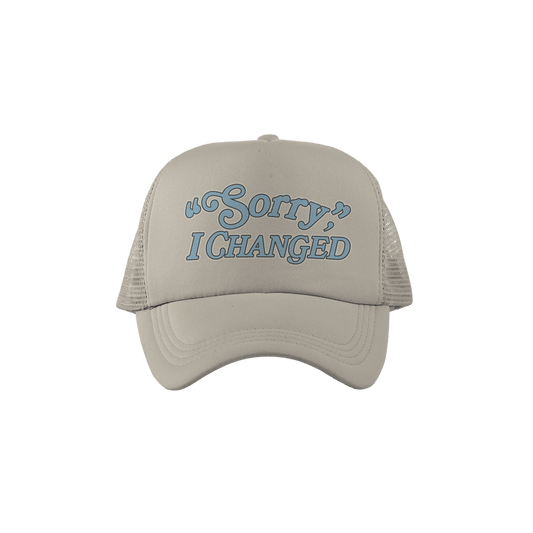 Sorry I Changed Trucker Hat - Sand