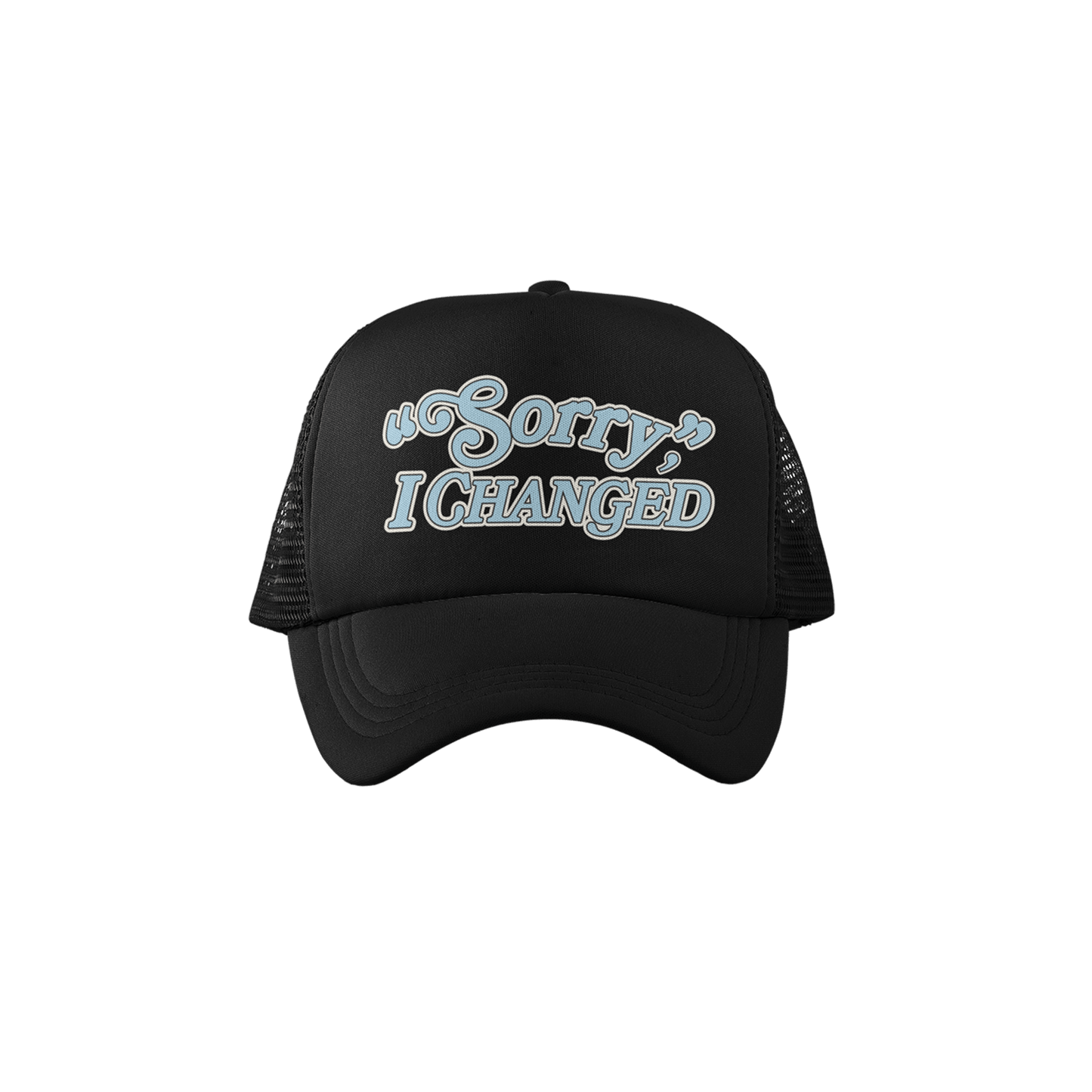 Sorry I Changed Trucker Hat - Black