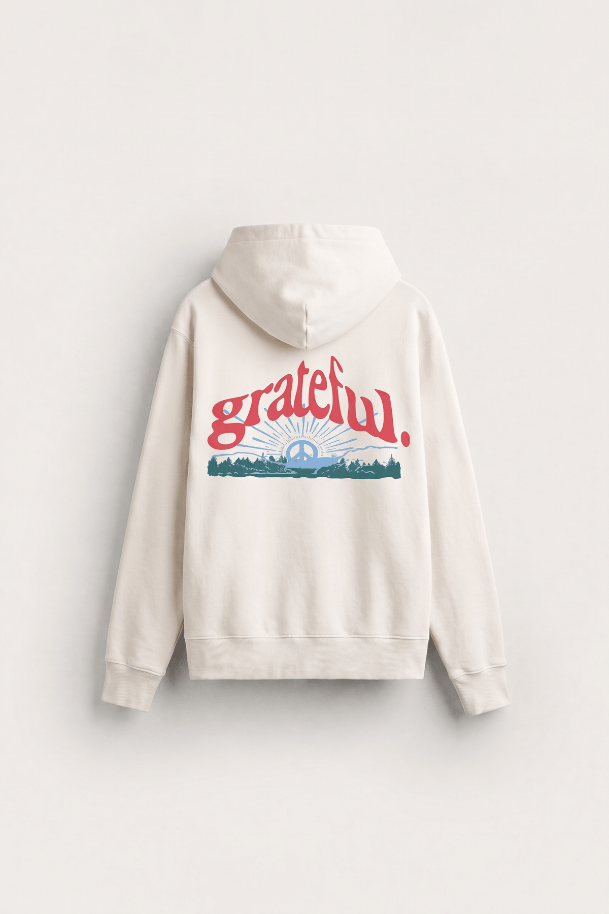 Move Mountains Hoodie - Bone
