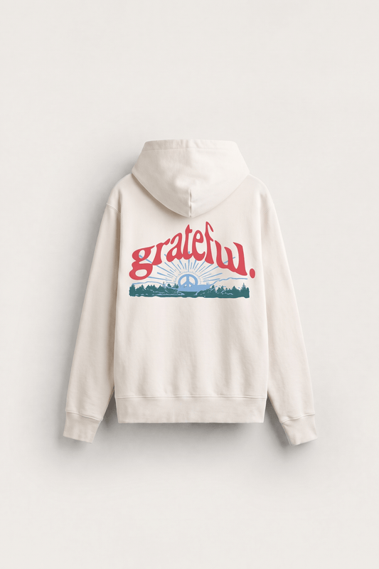 Move Mountains Hoodie - Bone