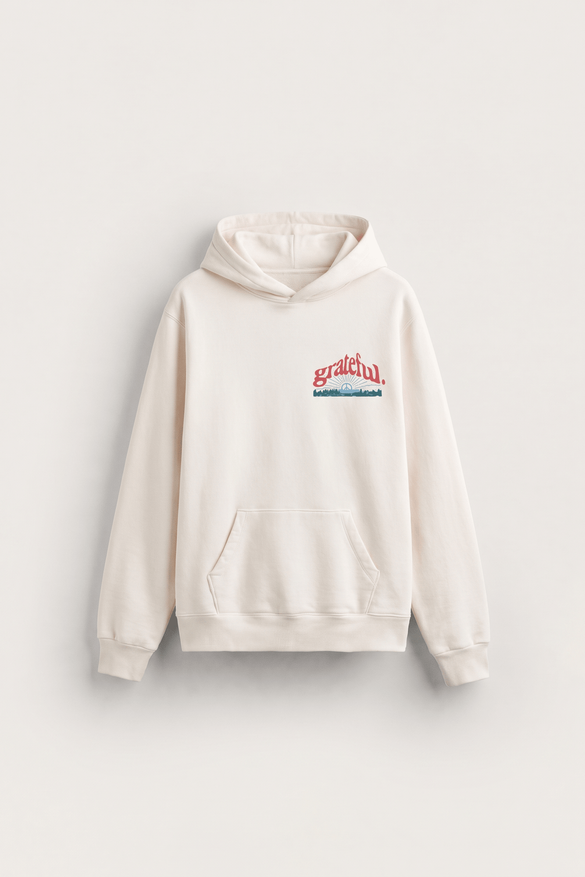 Move Mountains Hoodie - Bone