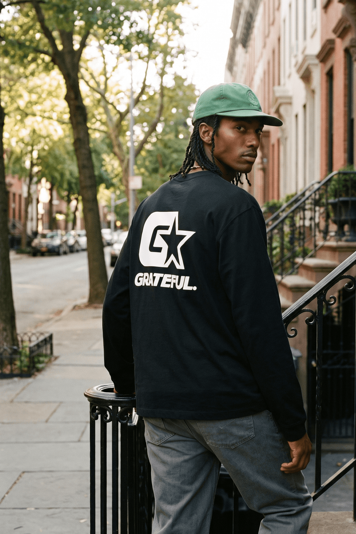 Grateful Nova L/S Tee - Black