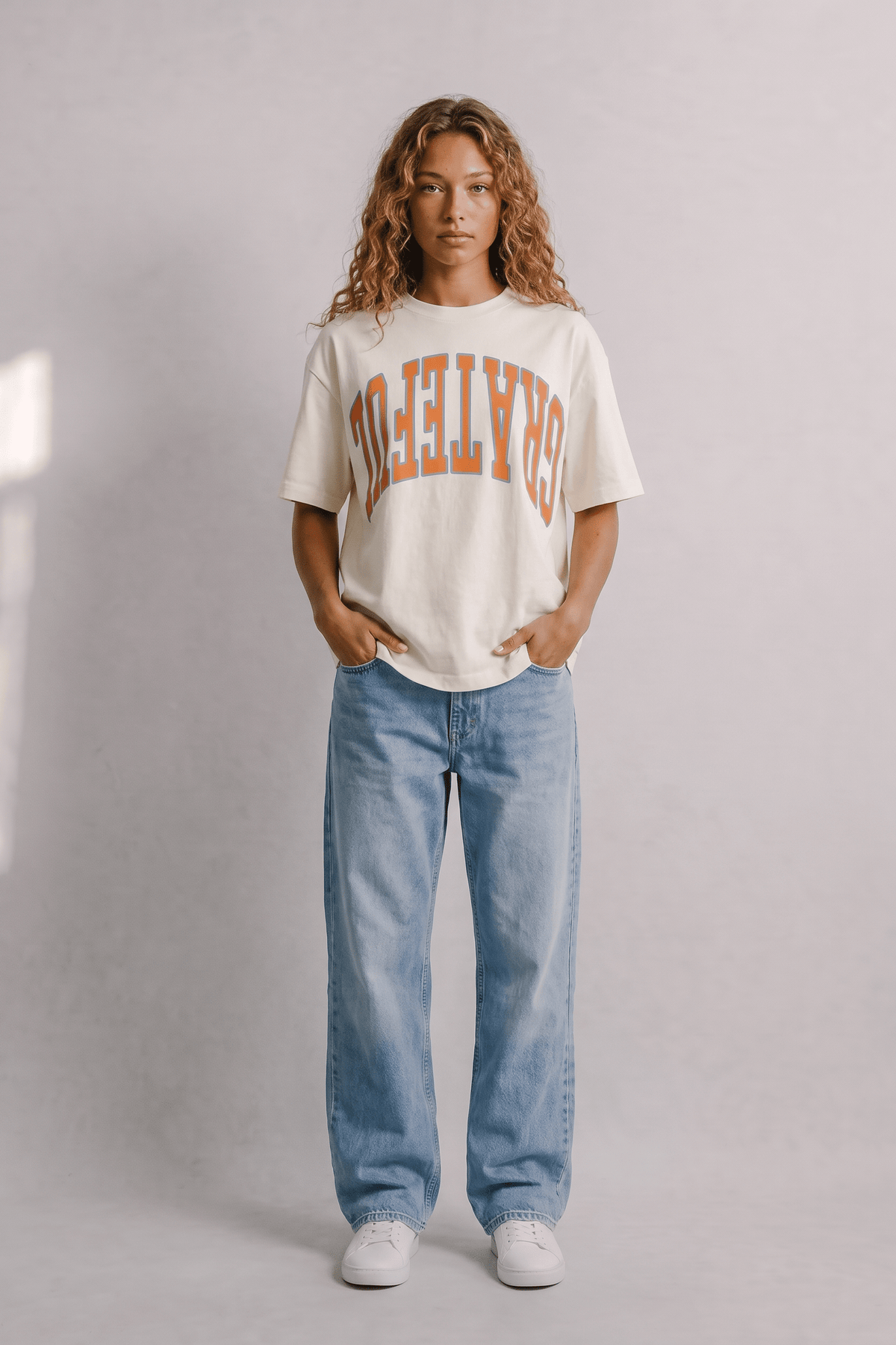 Grateful Reflect Tee - Natural