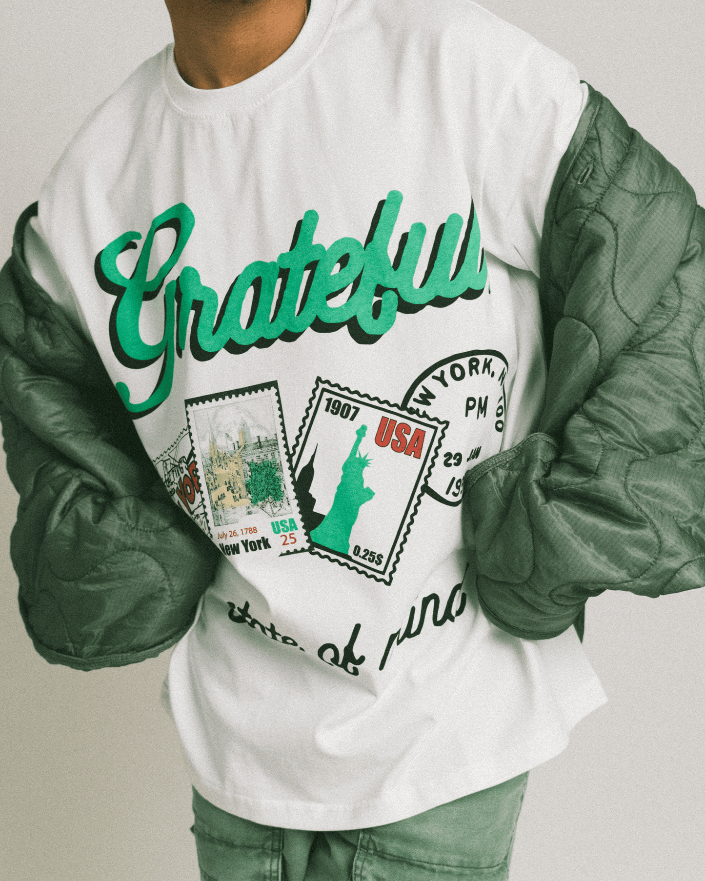 City Stamp Tee- White