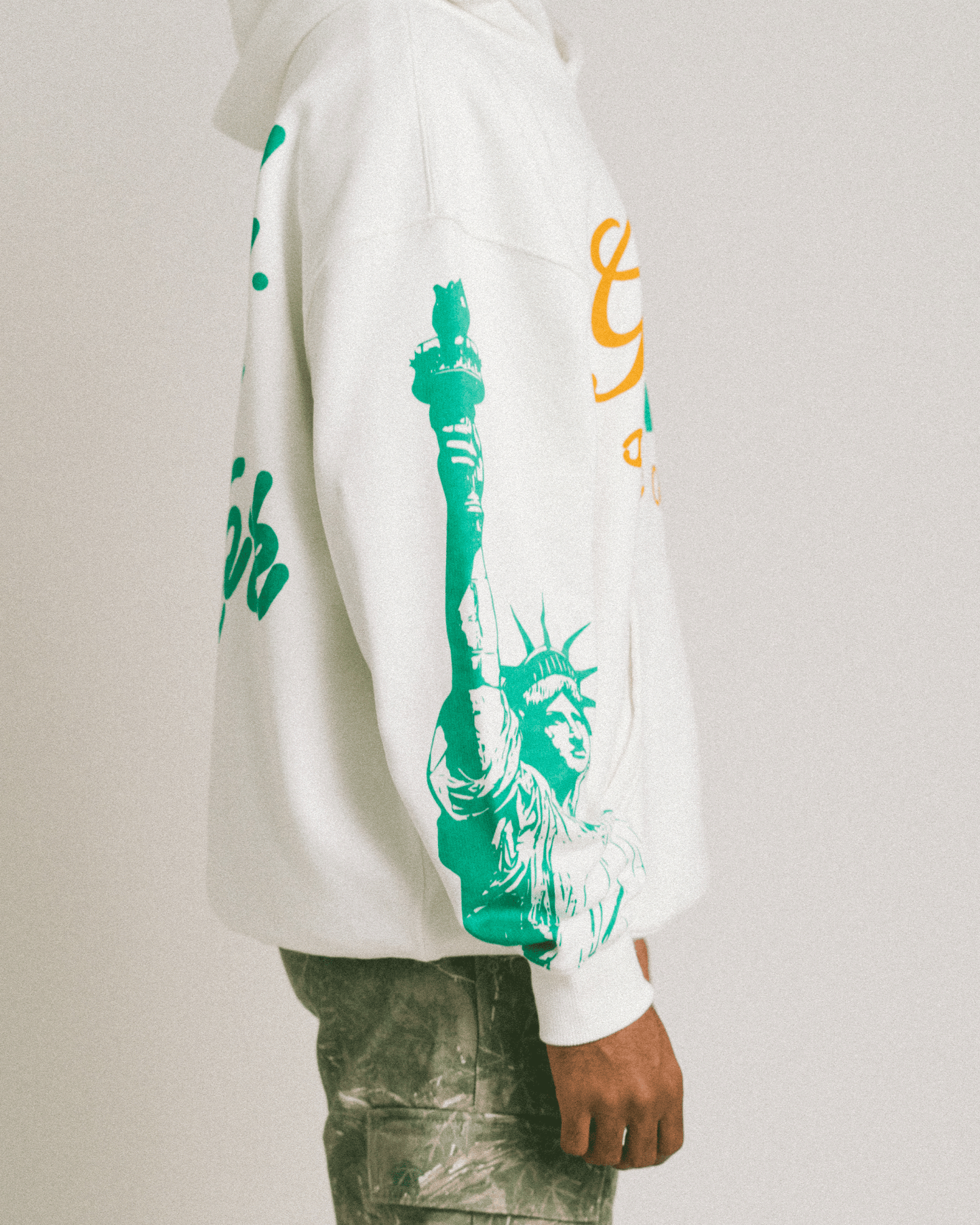 Liberty NY Hood- Off White