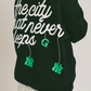 Never Sleeps Hood- Black