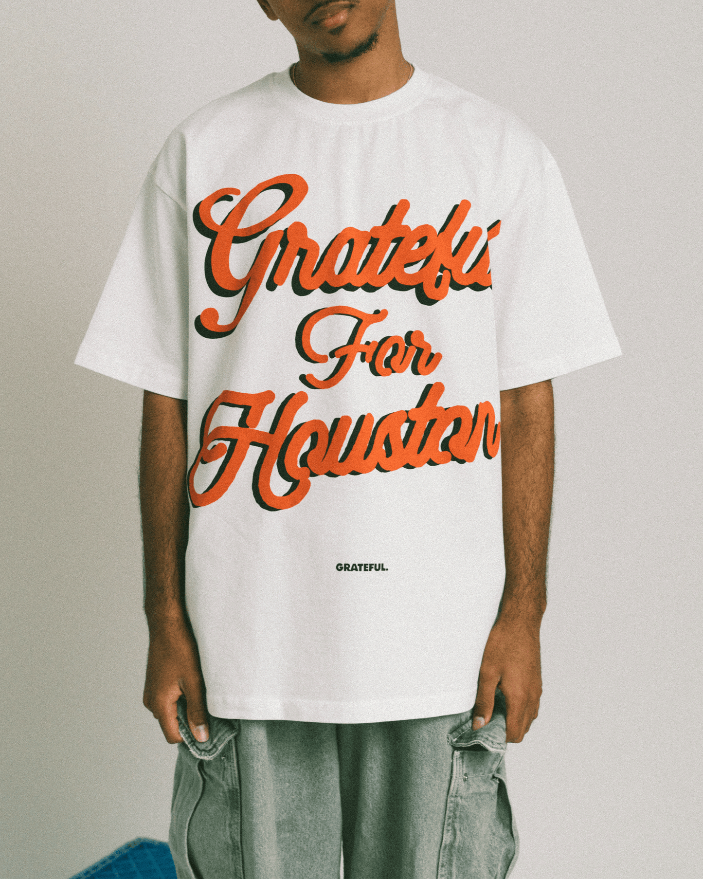 For Houston Tee- White