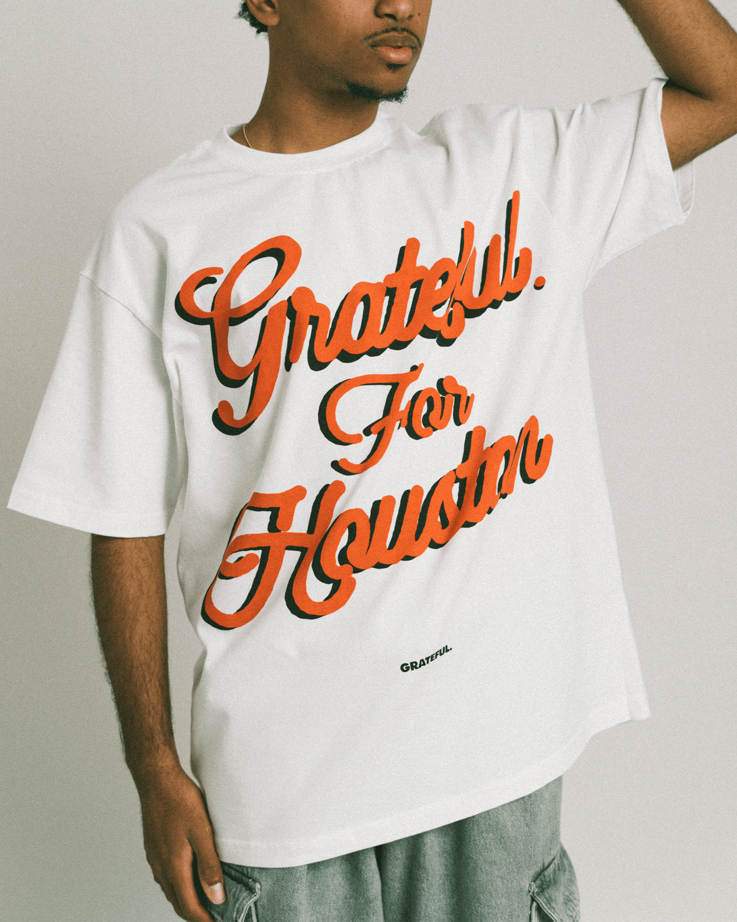 For Houston Tee- White