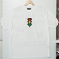 Green Light Tee- White