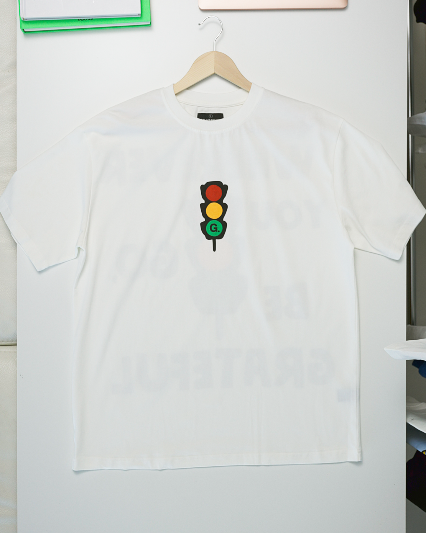 Green Light Tee- White