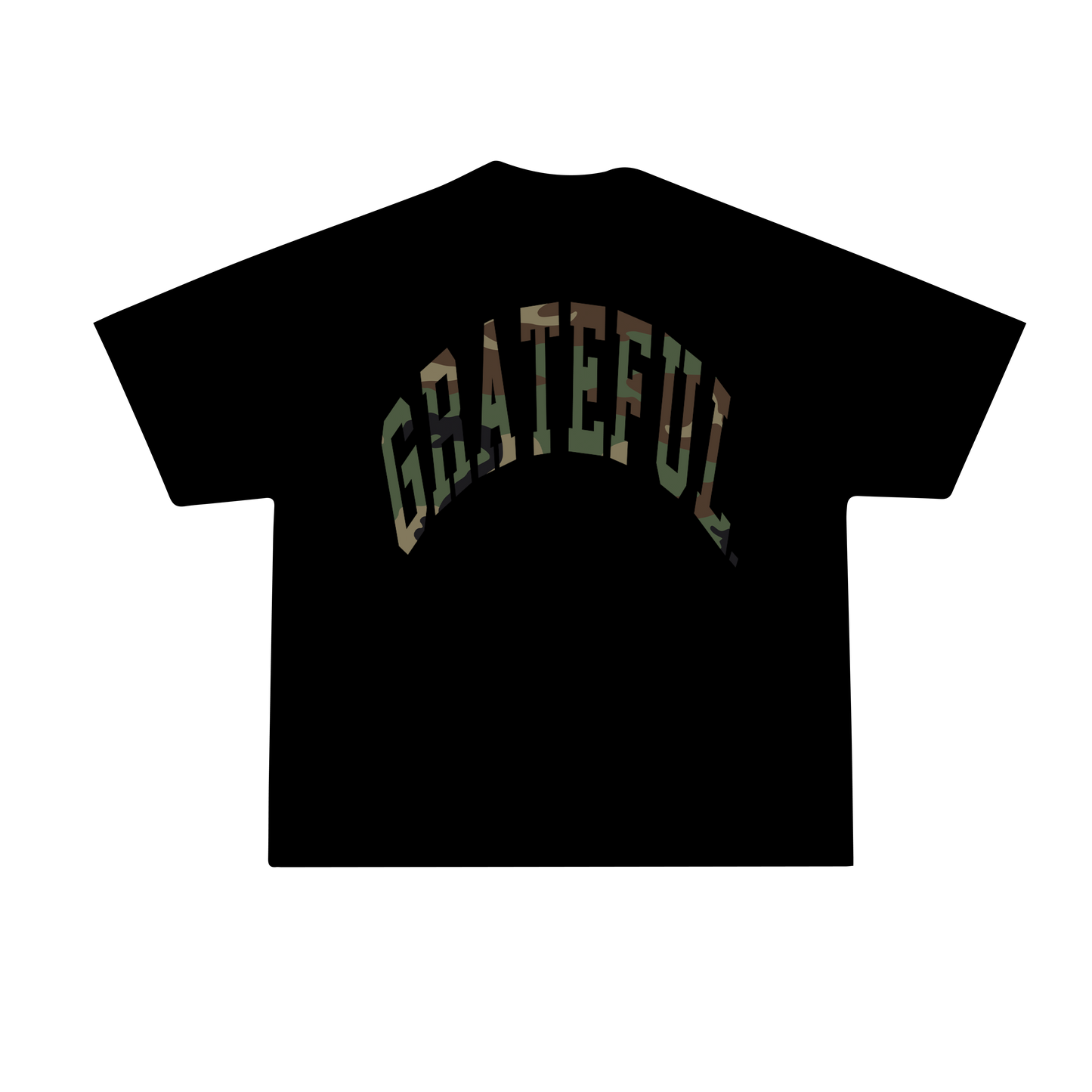 Grateful Camo Tee - Black