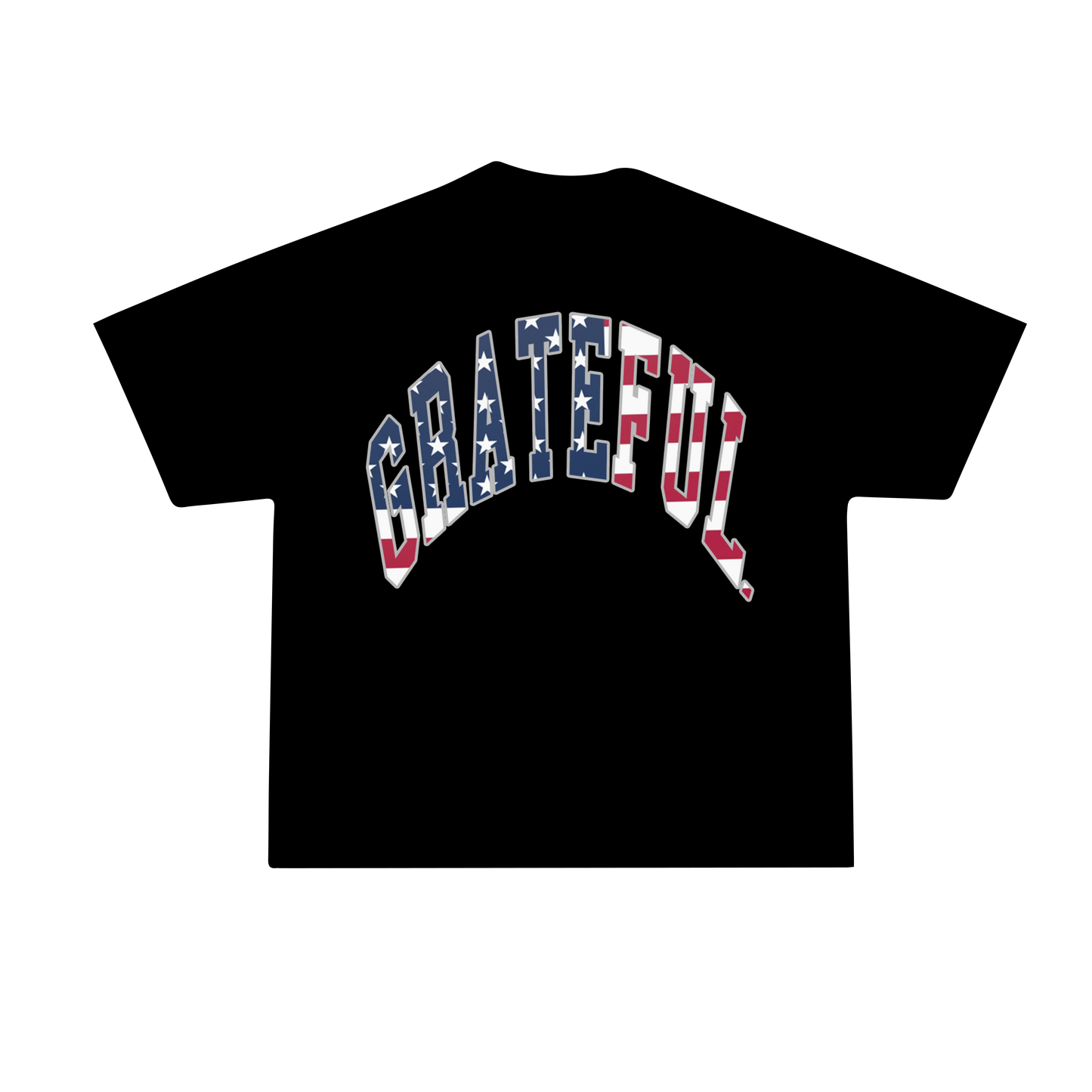 Grateful USA Tee - Black