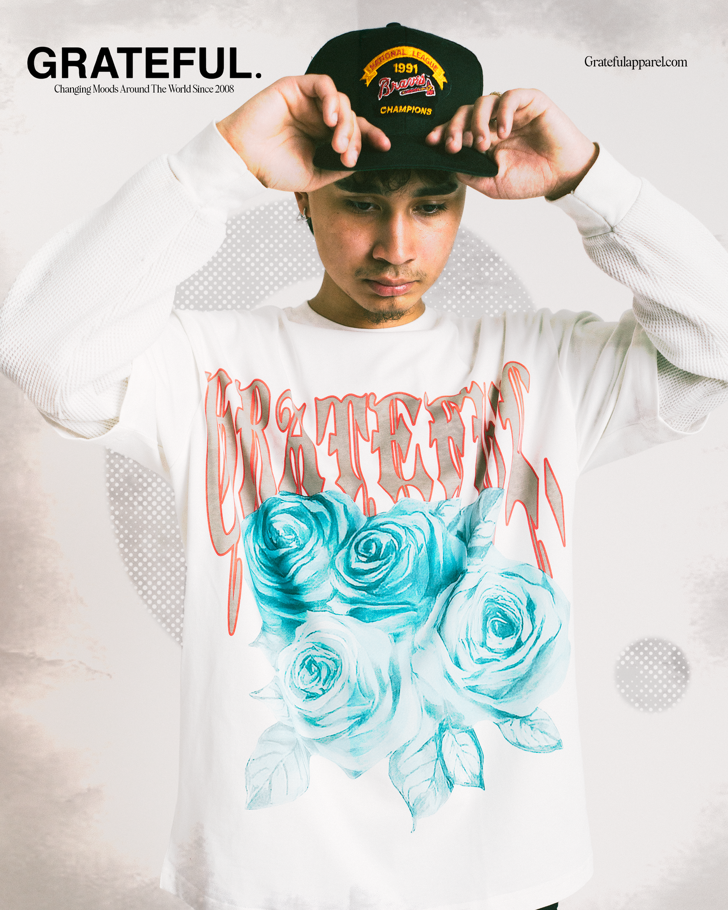 Rose Speed Tee- White