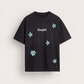 Flowers and Smiles Tee - Black