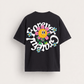 Flowers and Smiles Tee - Black